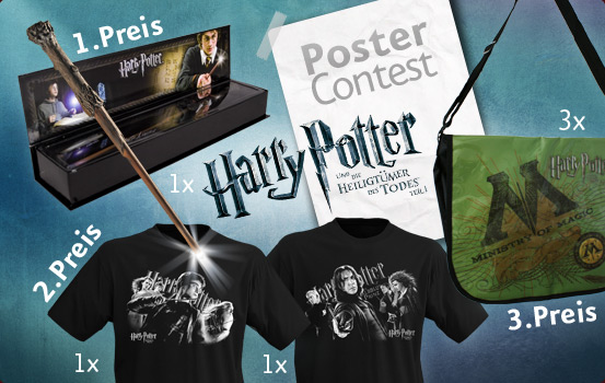 Die Gewinne zum Harry Potter Poster Contest
